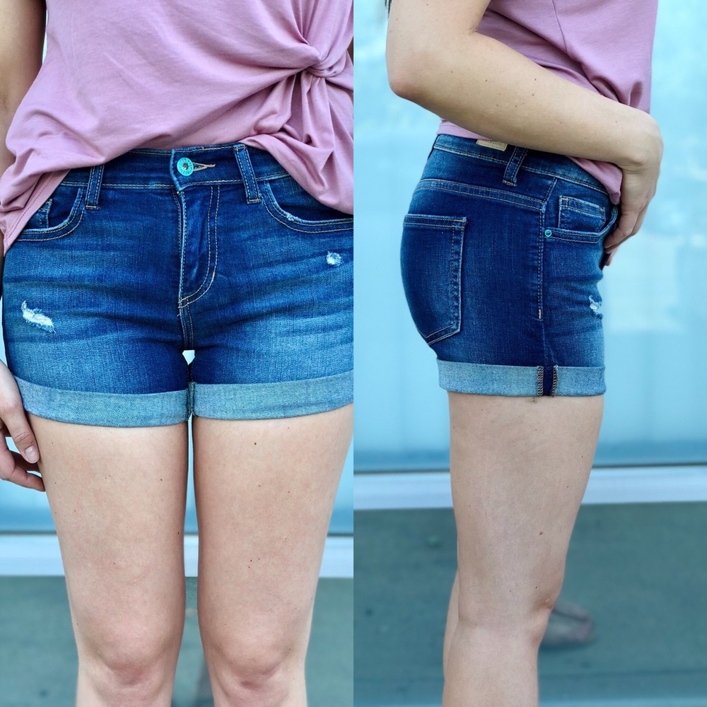 Sneak Peek Mid Rise Shorts